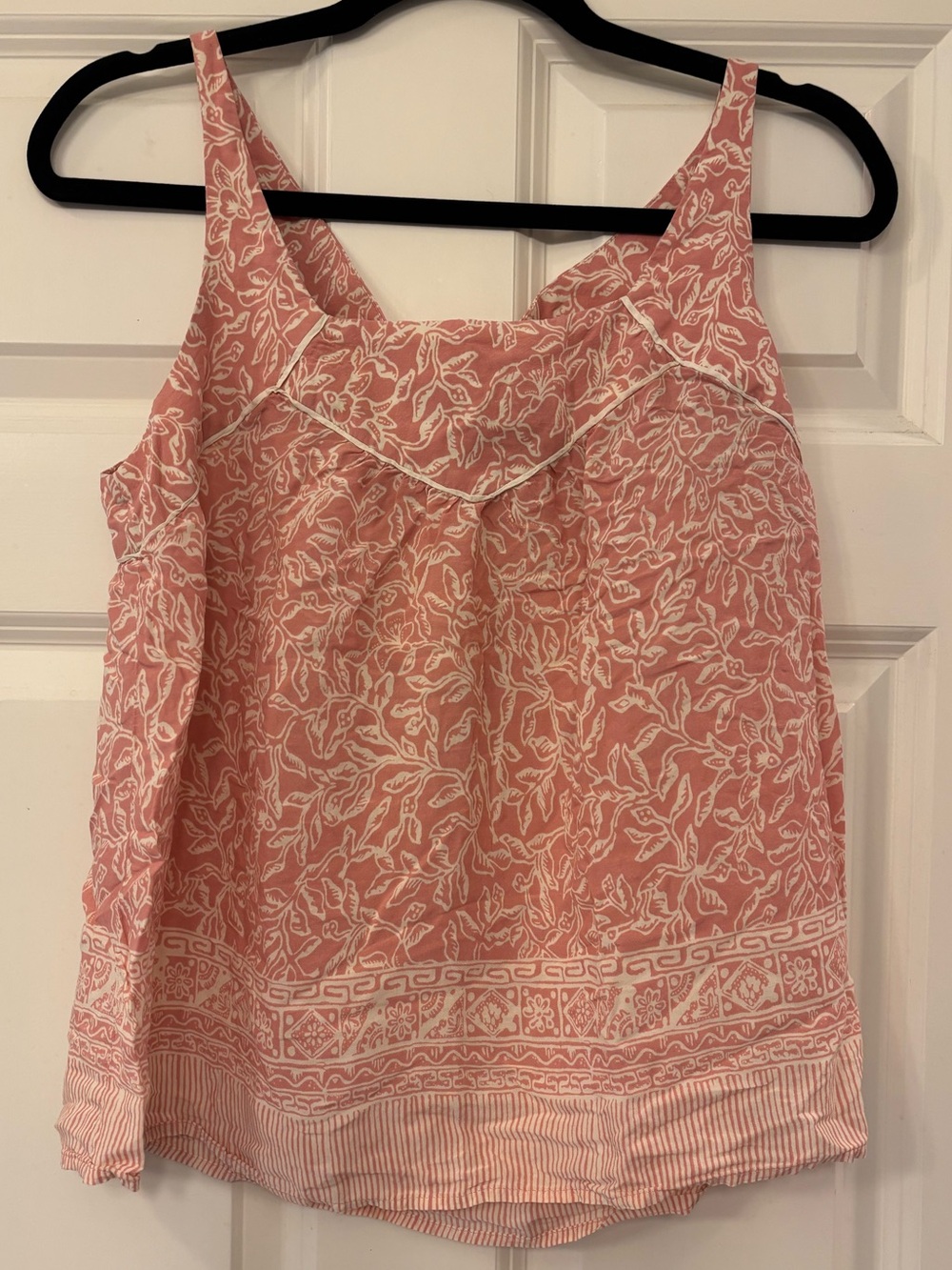 Anthropologie Maeve Bohemian Halter Cut Out Back Tank size M